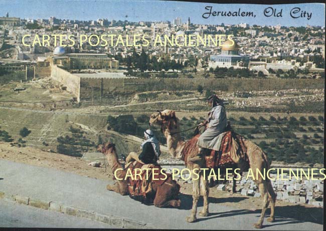 Cartes postales anciennes > CARTES POSTALES > carte postale ancienne > cartes-postales-ancienne.com Israel Jerusalem israel