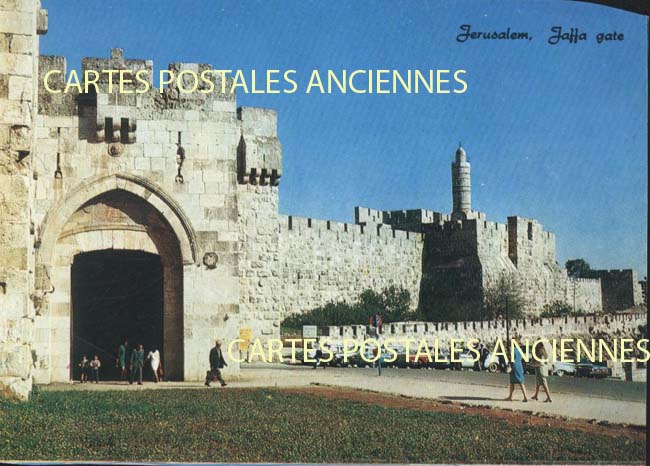 Cartes postales anciennes > CARTES POSTALES > carte postale ancienne > cartes-postales-ancienne.com Israel Jerusalem israel