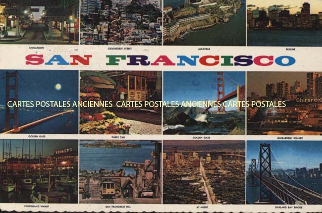 Cartes postales anciennes > CARTES POSTALES > carte postale ancienne > cartes-postales-ancienne.com Etats unis Californie San francisco