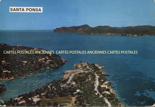 Cartes postales anciennes > CARTES POSTALES > carte postale ancienne > cartes-postales-ancienne.com Union europeenne Espagne Baleares Santa ponsa