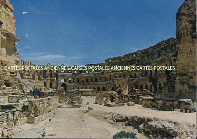 Cartes postales anciennes > CARTES POSTALES > carte postale ancienne > cartes-postales-ancienne.com Tunisie El jem