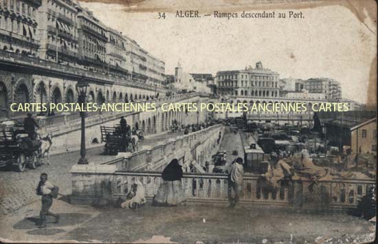 Cartes postales anciennes > CARTES POSTALES > carte postale ancienne > cartes-postales-ancienne.com Algerie Alger