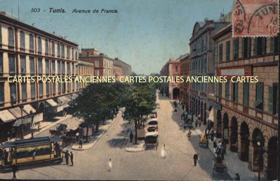 Cartes postales anciennes > CARTES POSTALES > carte postale ancienne > cartes-postales-ancienne.com Tunisie Tunis