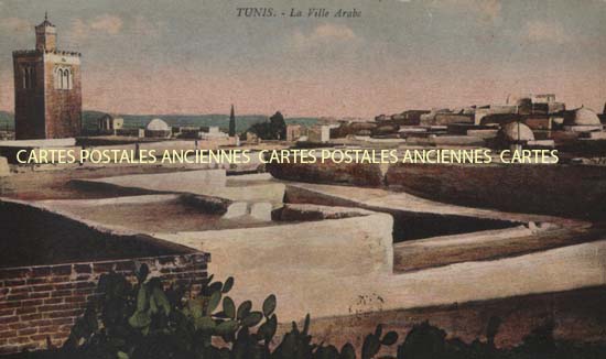 Cartes postales anciennes > CARTES POSTALES > carte postale ancienne > cartes-postales-ancienne.com Tunisie Tunis