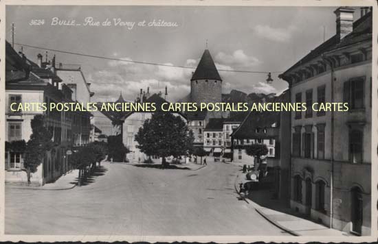 Cartes postales anciennes > CARTES POSTALES > carte postale ancienne > cartes-postales-ancienne.com Suisse Bulle