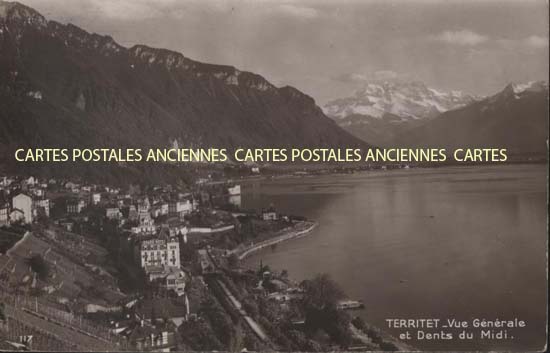 Cartes postales anciennes > CARTES POSTALES > carte postale ancienne > cartes-postales-ancienne.com Suisse Territet