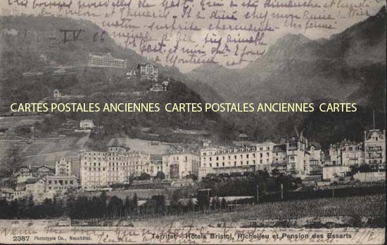 Cartes postales anciennes > CARTES POSTALES > carte postale ancienne > cartes-postales-ancienne.com Suisse Territet