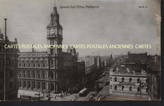 Cartes postales anciennes > CARTES POSTALES > carte postale ancienne > cartes-postales-ancienne.com Australie Melbourne