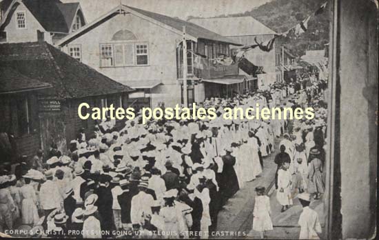 Cartes postales anciennes > CARTES POSTALES > carte postale ancienne > cartes-postales-ancienne.com Antilles francaises Sainte lucie