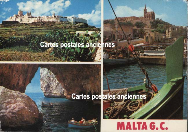 Cartes postales anciennes > CARTES POSTALES > carte postale ancienne > cartes-postales-ancienne.com Republique de malte