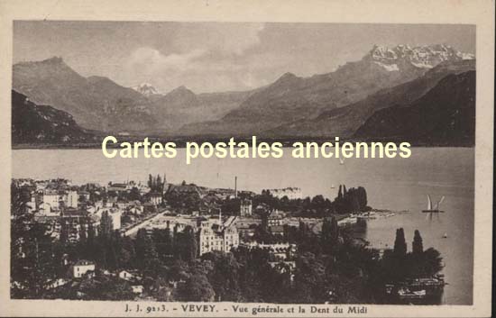 Cartes postales anciennes > CARTES POSTALES > carte postale ancienne > cartes-postales-ancienne.com Suisse Vevey
