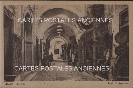 Cartes postales anciennes > CARTES POSTALES > carte postale ancienne > cartes-postales-ancienne.com Tunisie Tunis