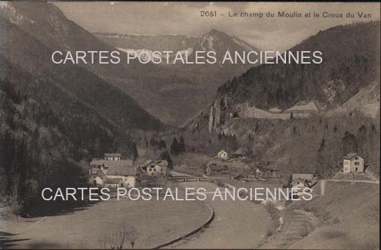 Cartes postales anciennes > CARTES POSTALES > carte postale ancienne > cartes-postales-ancienne.com Suisse Champ du moulin