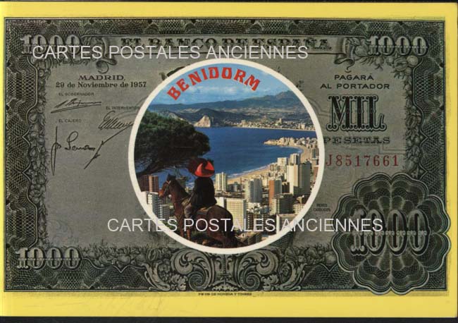 Cartes postales anciennes > CARTES POSTALES > carte postale ancienne > cartes-postales-ancienne.com Union europeenne Espagne Benidorm