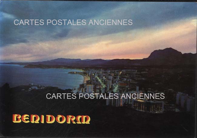 Cartes postales anciennes > CARTES POSTALES > carte postale ancienne > cartes-postales-ancienne.com Union europeenne Espagne Benidorm