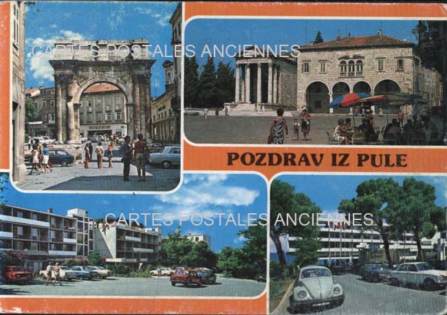 Cartes postales anciennes > CARTES POSTALES > carte postale ancienne > cartes-postales-ancienne.com Republique yougoslave Pula   zadar