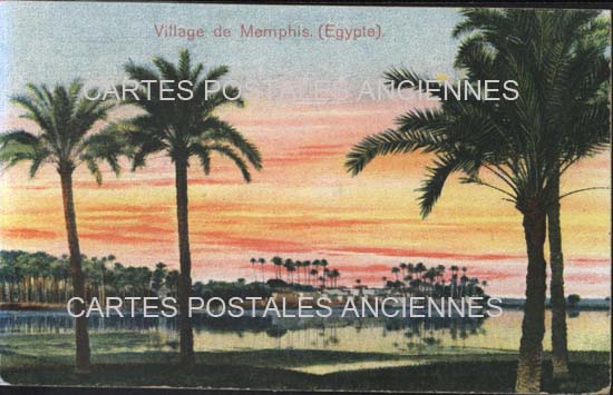 Cartes postales anciennes > CARTES POSTALES > carte postale ancienne > cartes-postales-ancienne.com Egypte Memphis