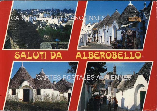 Cartes postales anciennes > CARTES POSTALES > carte postale ancienne > cartes-postales-ancienne.com Union europeenne Italie Alberobello