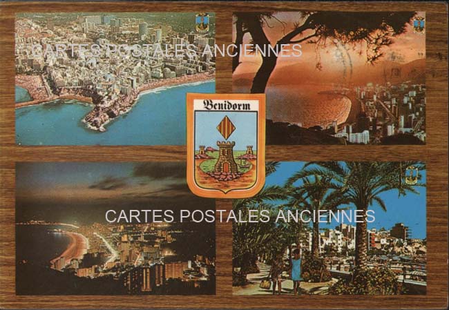 Cartes postales anciennes > CARTES POSTALES > carte postale ancienne > cartes-postales-ancienne.com Union europeenne Espagne Benidorm