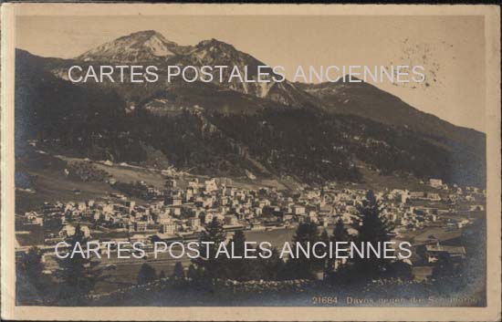 Cartes postales anciennes > CARTES POSTALES > carte postale ancienne > cartes-postales-ancienne.com Suisse Davos