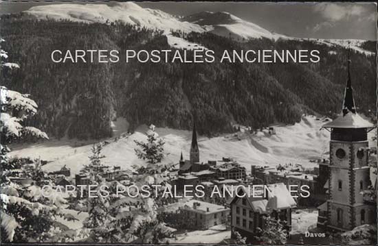 Cartes postales anciennes > CARTES POSTALES > carte postale ancienne > cartes-postales-ancienne.com Suisse Davos