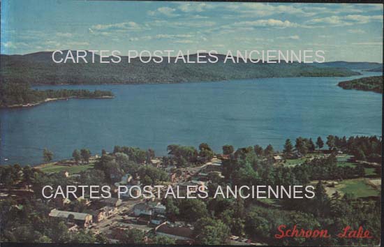 Cartes postales anciennes > CARTES POSTALES > carte postale ancienne > cartes-postales-ancienne.com Etats unis Schroon