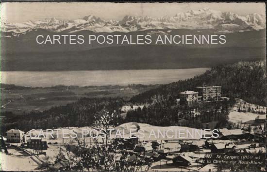 Cartes postales anciennes > CARTES POSTALES > carte postale ancienne > cartes-postales-ancienne.com Suisse Saint cergue