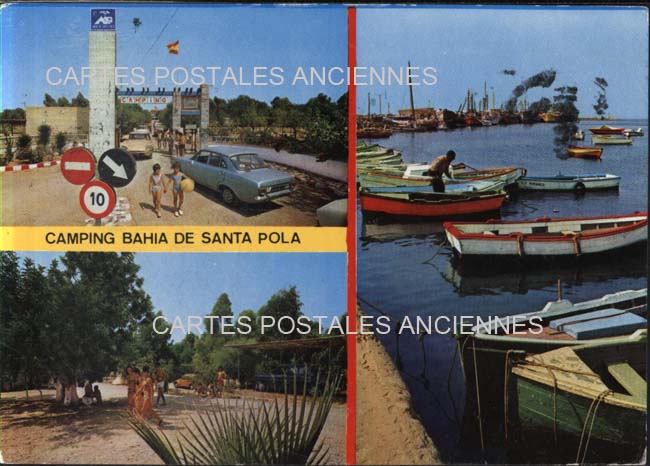 Cartes postales anciennes > CARTES POSTALES > carte postale ancienne > cartes-postales-ancienne.com Union europeenne Espagne Santa pola