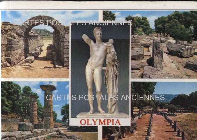 Cartes postales anciennes > CARTES POSTALES > carte postale ancienne > cartes-postales-ancienne.com Union europeenne Grece Olympia