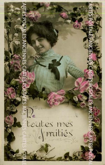 Cartes postales anciennes > CARTES POSTALES > carte postale ancienne > cartes-postales-ancienne.com Femme