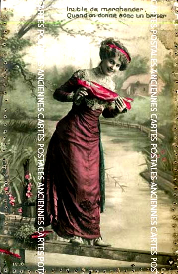 Cartes postales anciennes > CARTES POSTALES > carte postale ancienne > cartes-postales-ancienne.com Femme