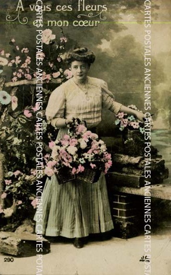 Cartes postales anciennes > CARTES POSTALES > carte postale ancienne > cartes-postales-ancienne.com Femme