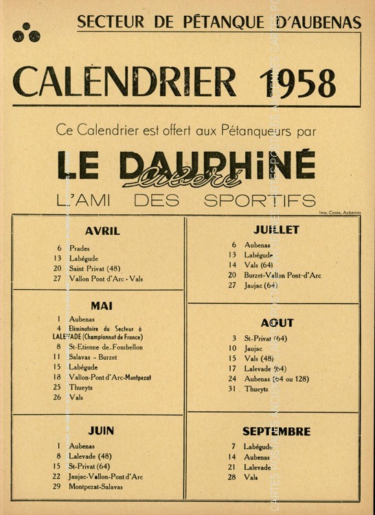 Calendar