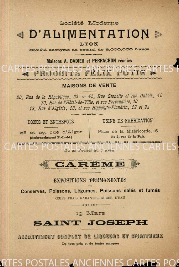 Cartes postales anciennes > CARTES POSTALES > carte postale ancienne > cartes-postales-ancienne.com Cartes postales anciennes publicitaire Societe