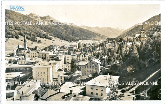 Cartes postales anciennes > CARTES POSTALES > carte postale ancienne > cartes-postales-ancienne.com Suisse Davos