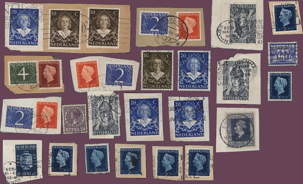 Lots of postage stamps Pays bas