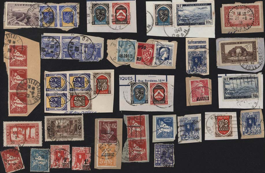 Lots of postage stamps Algerie