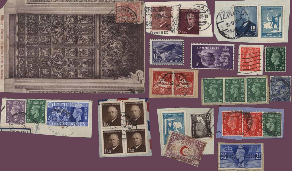 Lots of postage stamps