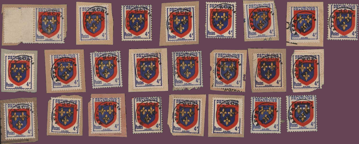 Lots of postage stamps