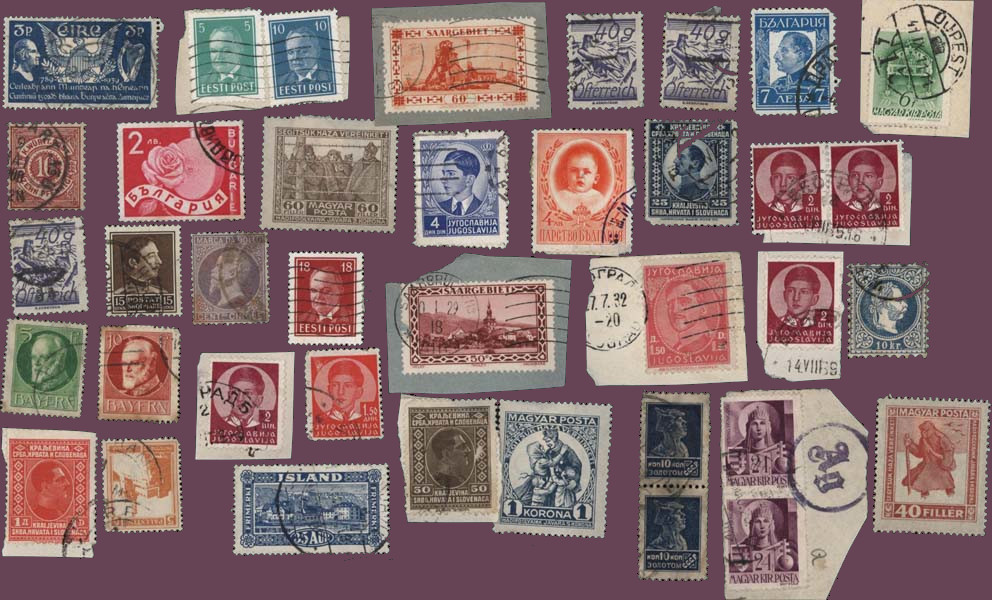 Lots of postage stamps