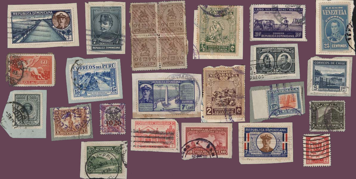 Lots of postage stamps