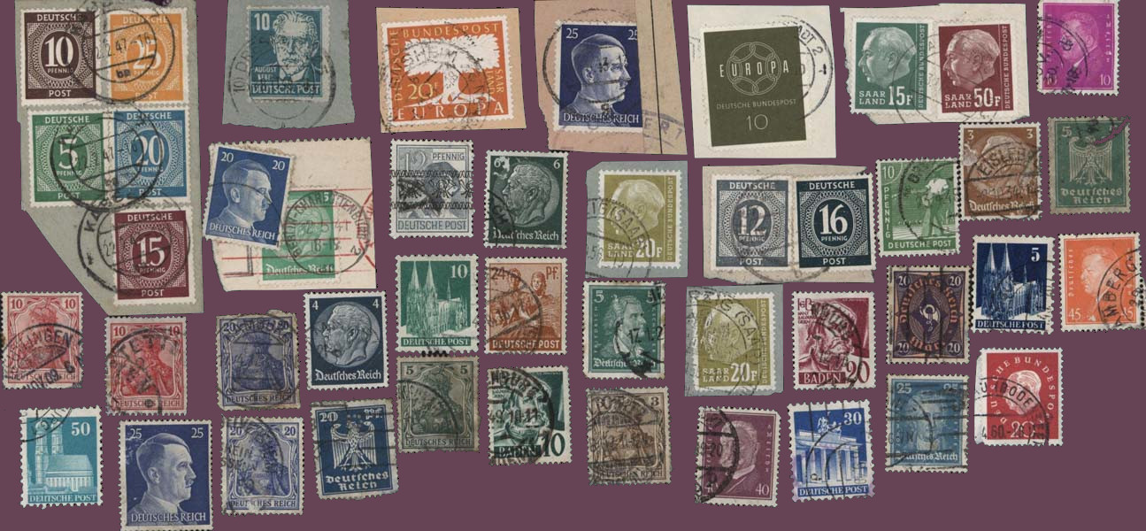 Lots of postage stamps