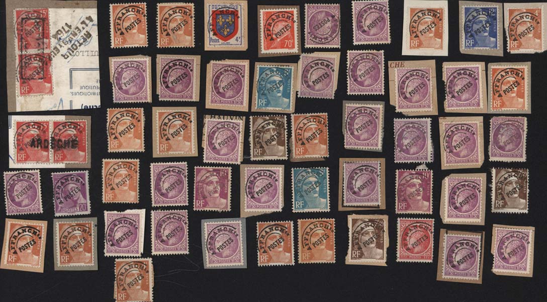 Lots of postage stamps