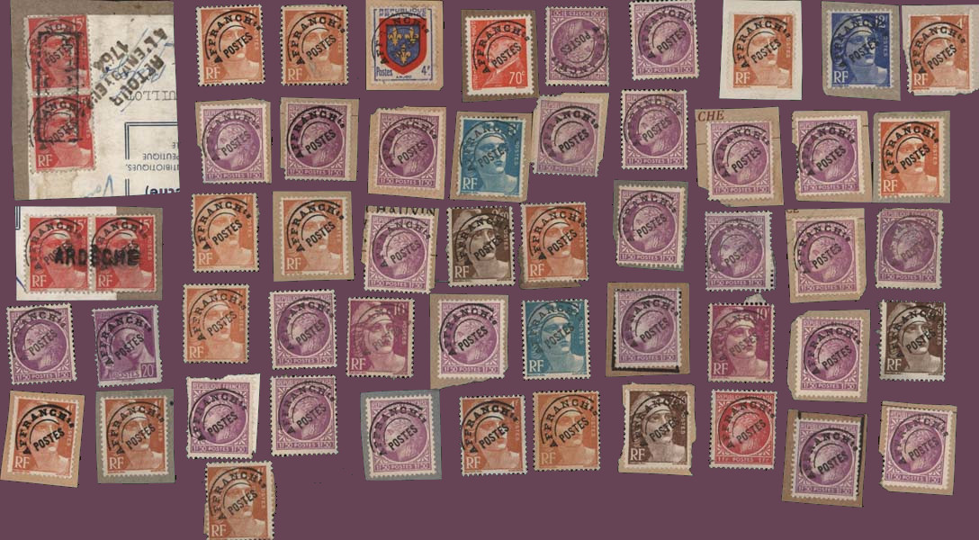 Lots of postage stamps