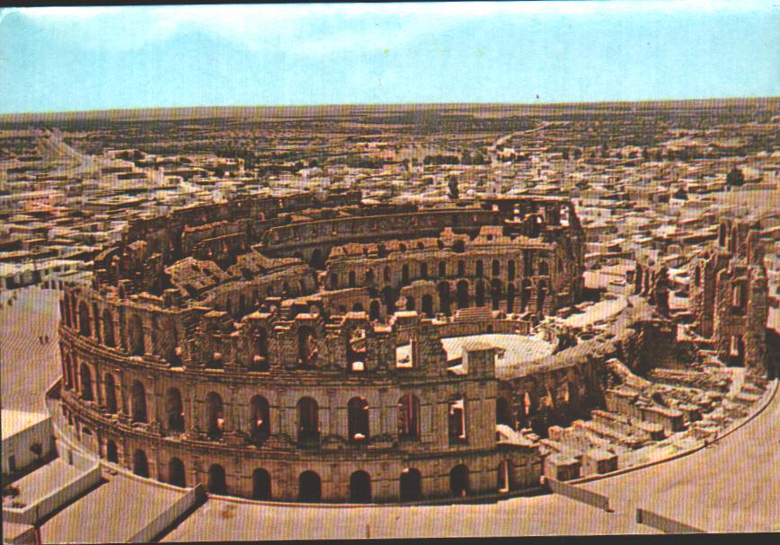 Cartes postales anciennes > CARTES POSTALES > carte postale ancienne > cartes-postales-ancienne.com Tunisie El jem