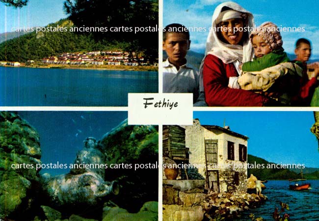 Cartes postales anciennes > CARTES POSTALES > carte postale ancienne > cartes-postales-ancienne.com Turquie Fethiye