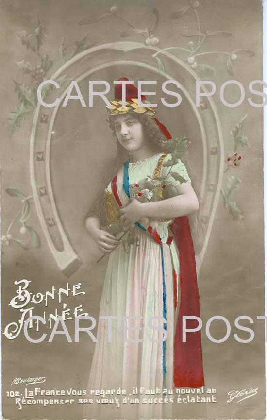 Cartes postales anciennes > CARTES POSTALES > carte postale ancienne > cartes-postales-ancienne.com Nouvelle annee