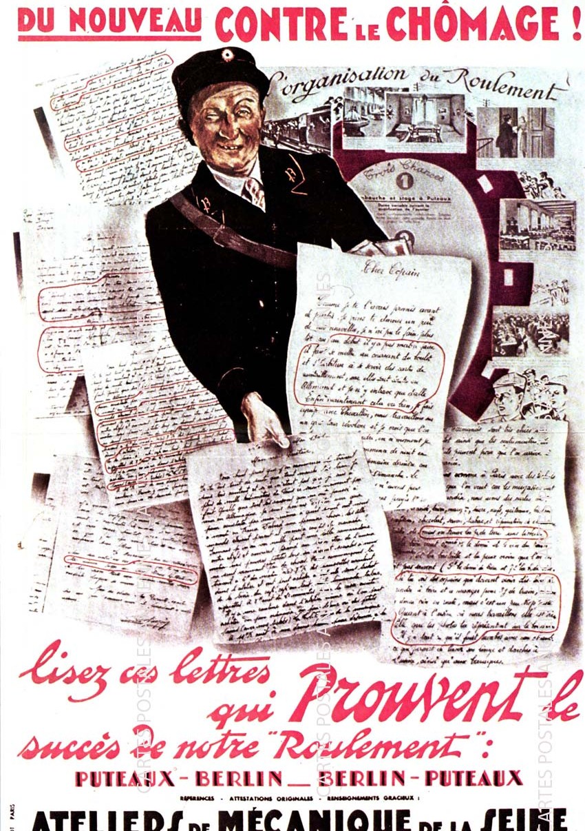Advertising posters