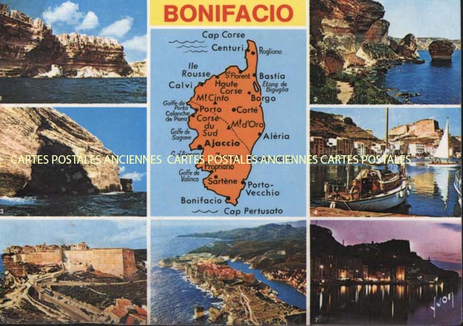 Cartes postales anciennes > CARTES POSTALES > carte postale ancienne > cartes-postales-ancienne.com Corse  Corse du sud 2a Bonifacio