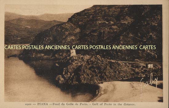 Cartes postales anciennes > CARTES POSTALES > carte postale ancienne > cartes-postales-ancienne.com Corse  Corse du sud 2a Piana